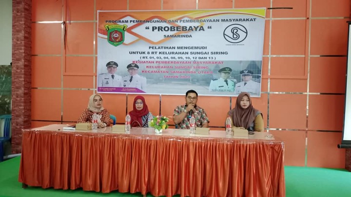 Pembukaan Kegiatan Pemberdayaan Masyarakat Pelatihan Mengemudi
