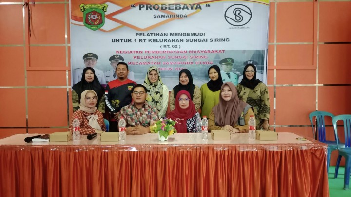 Pembukaan Kegiatan Pemberdayaan Masyarakat Pelatihan Mengemudi
