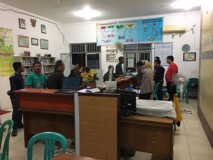 Acara Rapat PPS Pilgub Tahun 2018 Kelurahan Tanah Merah