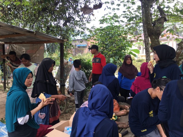 Kerja Bakti di RT. 14 Jalan Merapi KelurahanTanah Merah Tahun 2019