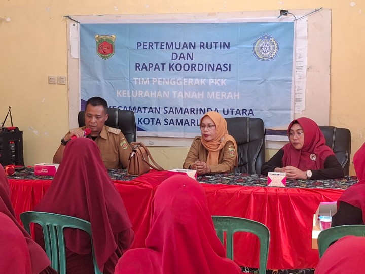 Rapat Rutin Kegitan PKK Kelurahan Tanah Merah Tahun 2025