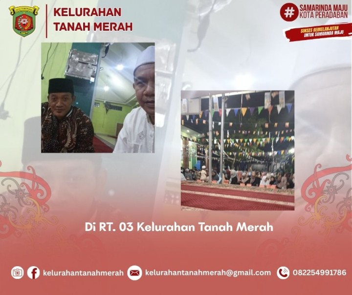 Menghadiri Peringatan Maulid Nabi Muhammad SAW di Lingkungan Kelurahan Tanah Merah