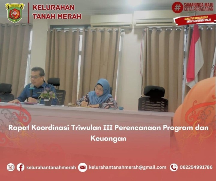 Rapat Koordinasi Triwulan III Perencanaan Program dan Keuangan