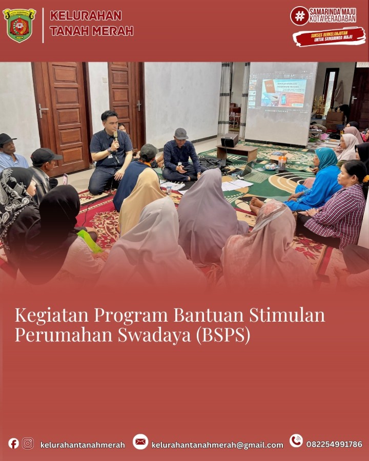 kegiatan Program Bantuan Stimulan Perumahan Swadaya (BSPS) dari Kementerian Sosial Republik Indonesia