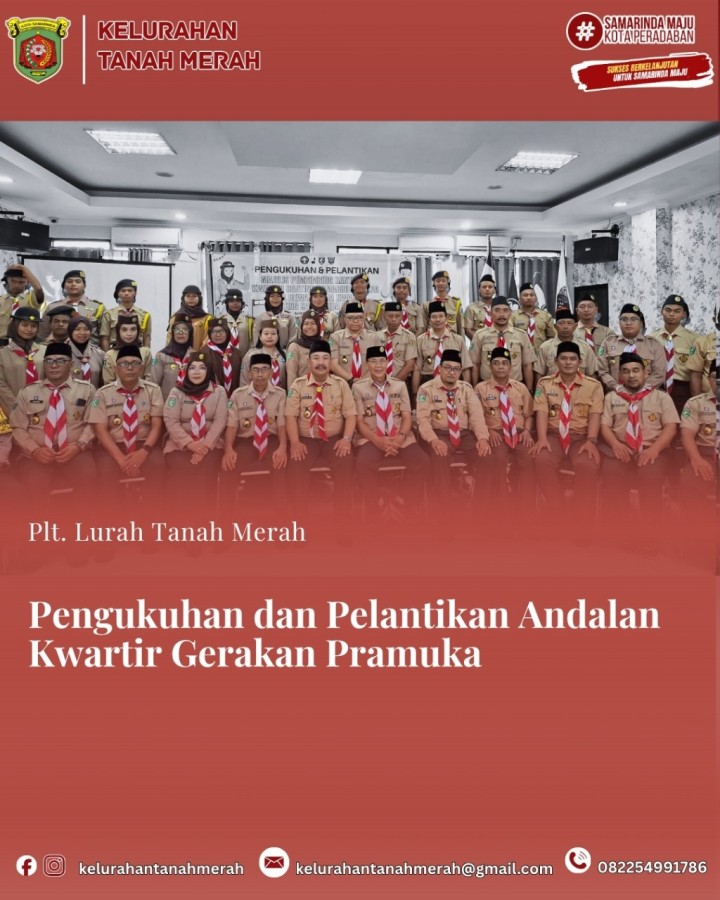 Pengukuhan dan Pelantikan Andalan Kwartir Gerakan Pramuka
