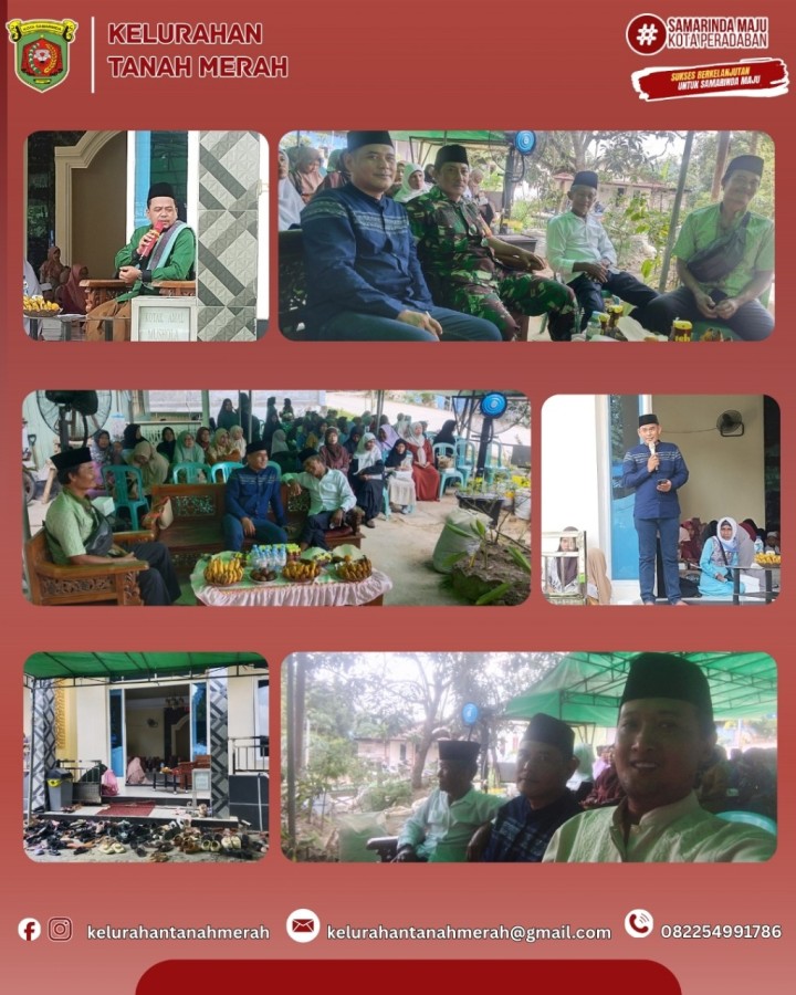 Kegiatan Badan Kontak Majelis Ta'lim (BKMT) Rutin Bulanan di Kelurahan Tanah Merah
