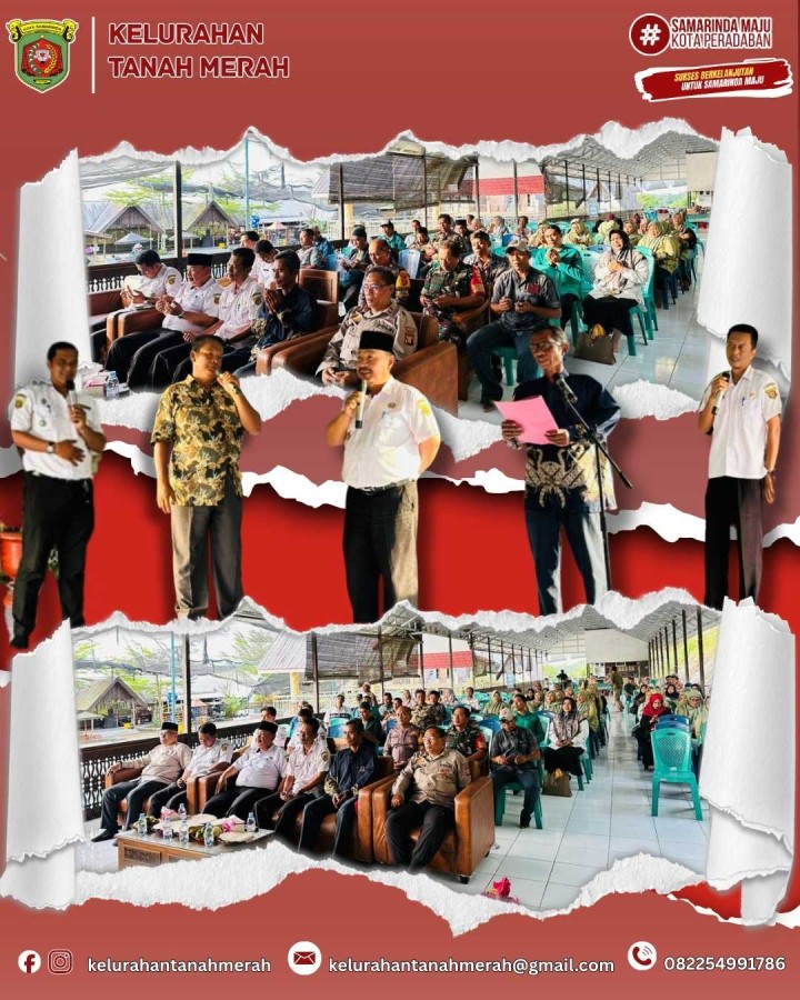 LPM Bersama Kelurahan Tanah Merah Mengadakan Pisah Sambut Sekretaris Lurah