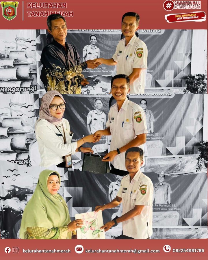 LPM Bersama Kelurahan Tanah Merah Mengadakan Pisah Sambut Sekretaris Lurah