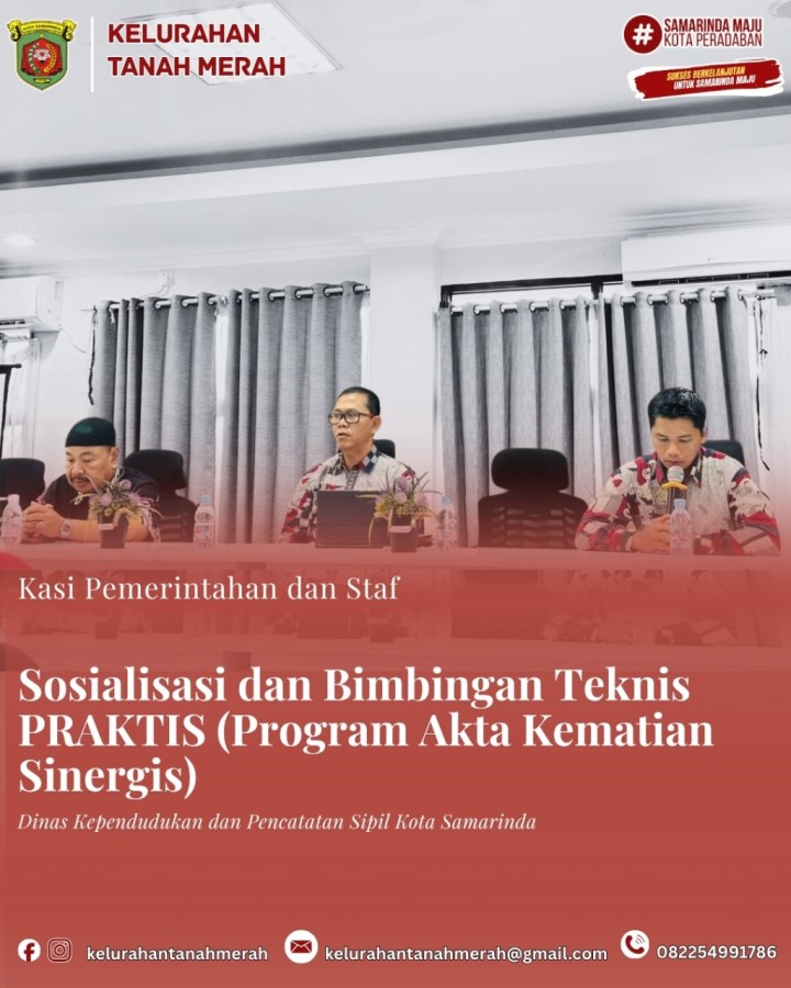 Sosialisasi dan Bimbingan Teknis PRAKTIS (Program Akta Kematian Sinergis)