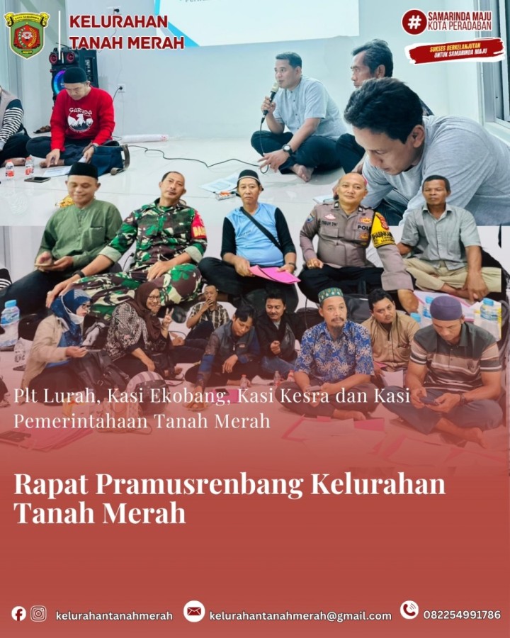 Rapat Pramusrenbang Kelurahan Tanah Merah