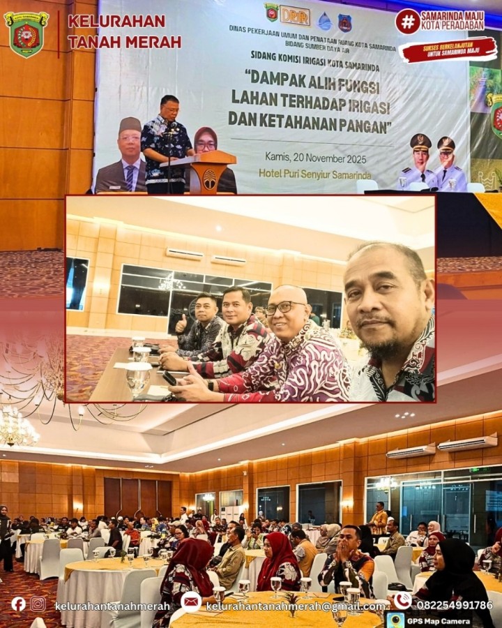 Sidang Komisi Irigasi Kota Samarinda "Dampak Alih Fungsi Lahan Terhadap dan Ketahanan Pangan"