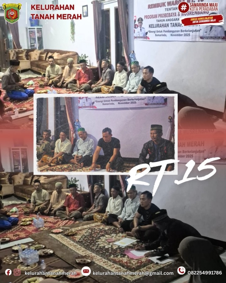 Rembuk Warga Probebaya dan Musrenbang Kelurahan Tanah Merah