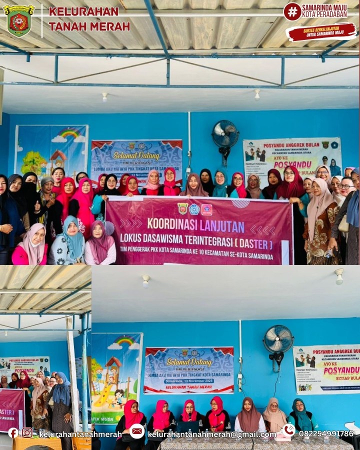 Koordinasi Lanjutan Lokus Dasawisma Terintegrasi (DASTER)