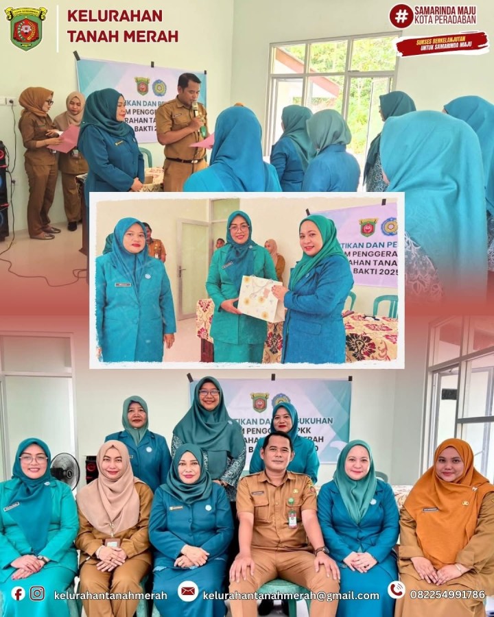 Pelantikan dan Pengukuhan TP PKK Kelurahan Tanah Merah