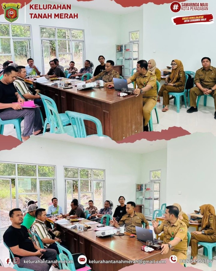 Rapat Koordinasi Probebaya Bersama Pokmas Serayu Kelurahan Tanah Merah