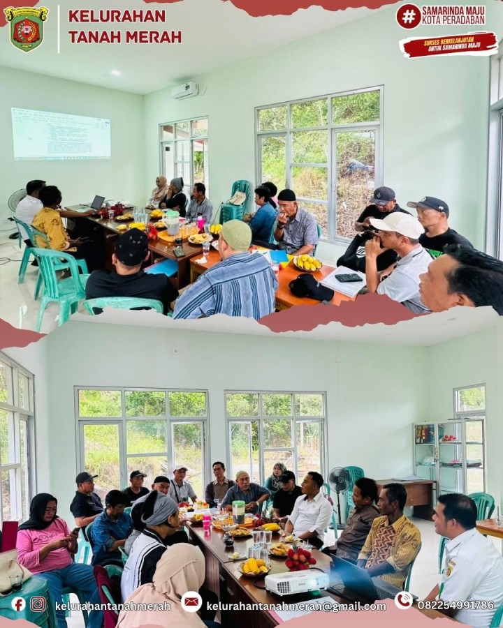 Rapat Koordinasi Probebaya Bersama Pokmas Talang Sari Kelurahan Tanah Merah