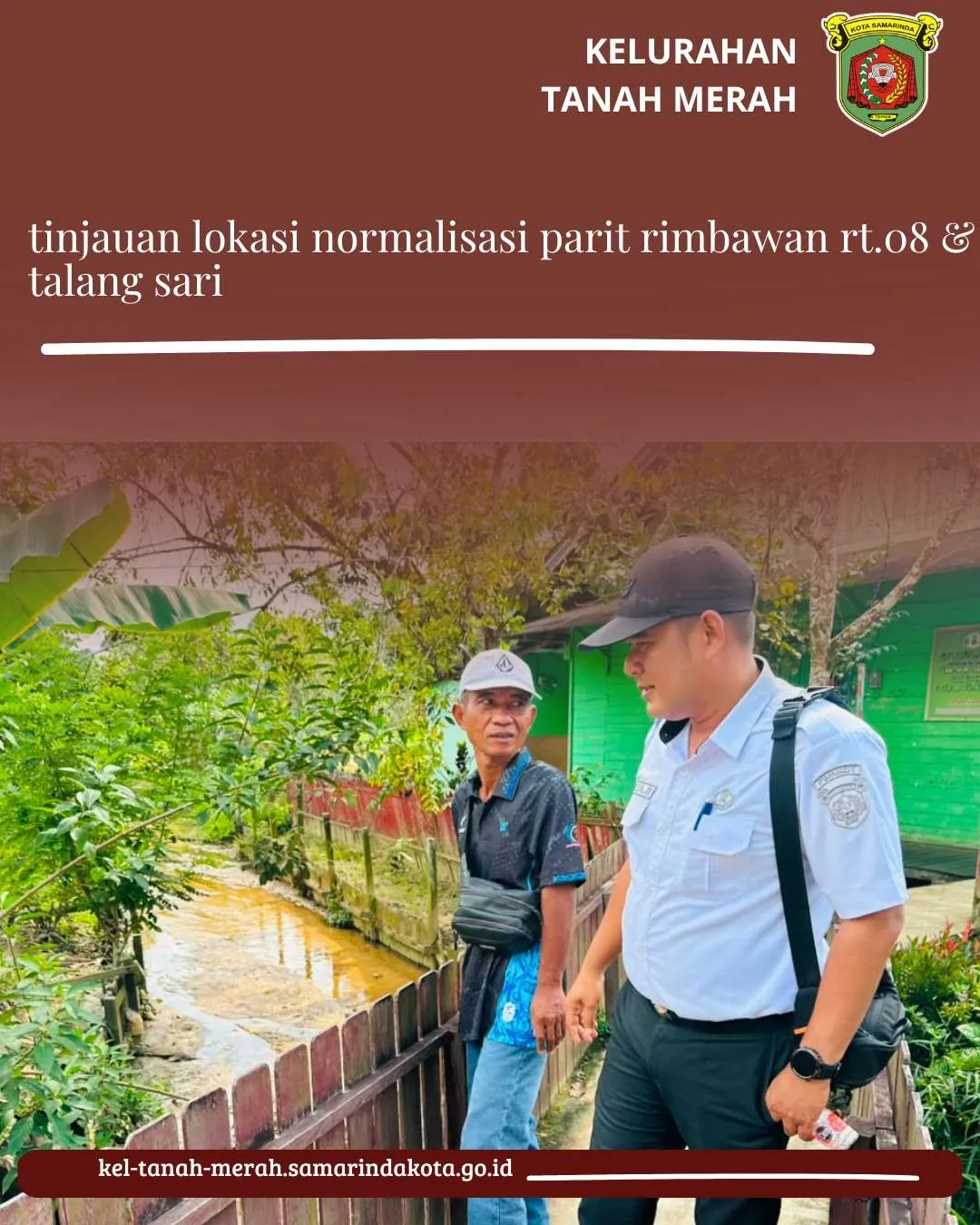 Tinjauan Normalisasi Parit Di Jl.Rimbawan RT.08 & Talangsari RT.03