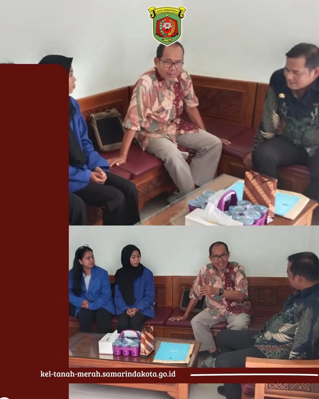 Penerimaan Mahasiswa KKN di Kelurahan Tanah Merah