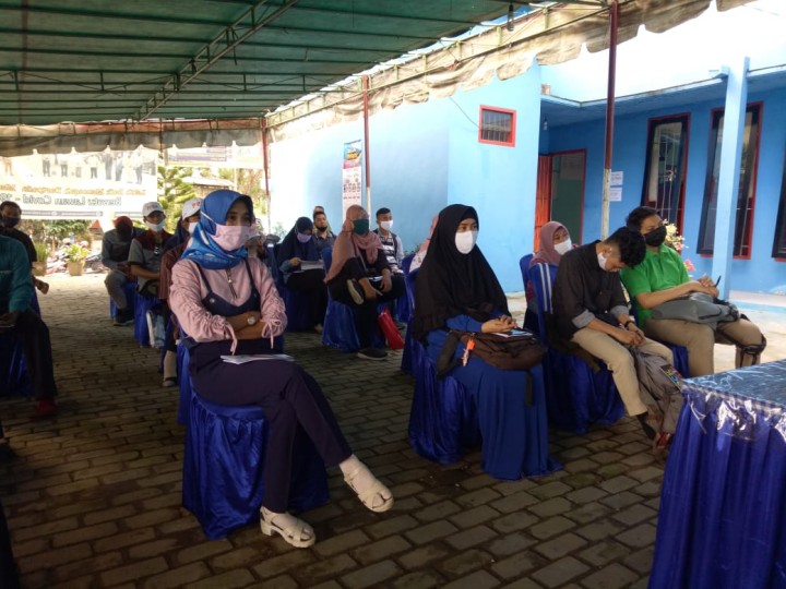Kegiatan Pelantikan dan Bintek PPDP ( Petugas Pemutakiran Data Pemilih ) Pemilu Kada Walikota dan Wakil Walikota Samarinda pada tanggal 13 Juli 2020