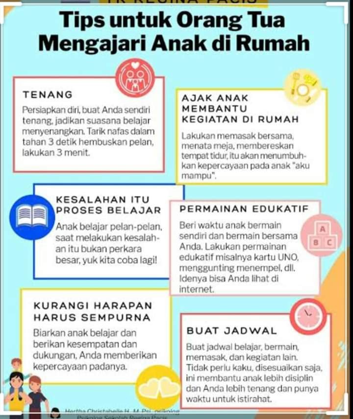 Tips untuk Orang Tua Mengajari Anak di Rumah