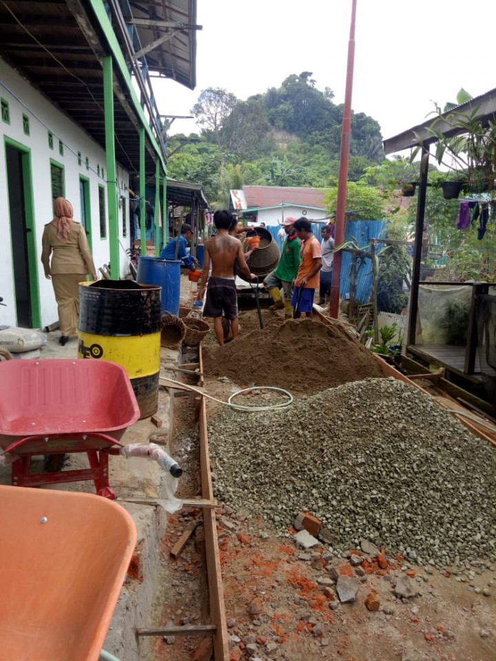 Kegiatan Semenisasi Jln Soekarno Hatta Gang Rahmat Rt 09 Kel Tani Aman Kwcamatan Loa Janan Ilir Tahun 2020 bersumber dari Dana Apbn Dana Dana Kelurahan Tahun 2020
