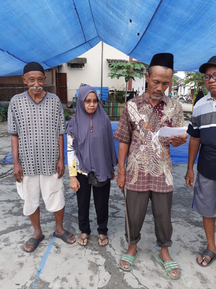 Kelurahan Tani Aman hewan Kurban yang dipotong  pada laporan Sementara 19 Sapi dan 13 Kambing