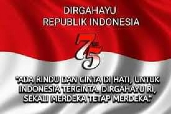 Dirgahayu Republik Indonesia ke-75