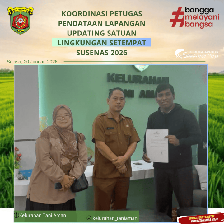 Kegiatan Pegawai Kelurahan Tani Aman