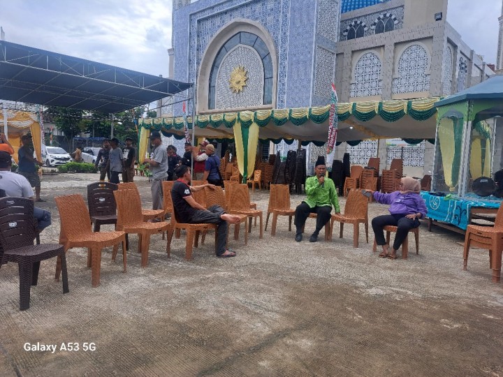 Persiapan Pelaksanaan Pembukaan Musabaqah Tilawatil Qur'an (MTQ) Ke XLVII (47) Tingkat Kecamatan Samarinda Ulu di Kelurahan Teluk Lerong Ilir Hari Kamis Tanggal 20 Februari 2025 di Lapangan Masjid Ad-Da'wah Jl. Siradj Salman Masjid Muhammadiyah