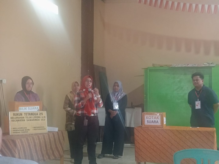 Pemilihan Ketua RT. 025 Periode 2025-2030 Kelurahan Teluk Lerong Ilir Hari Minggu Tanggal 23 Februari 2025