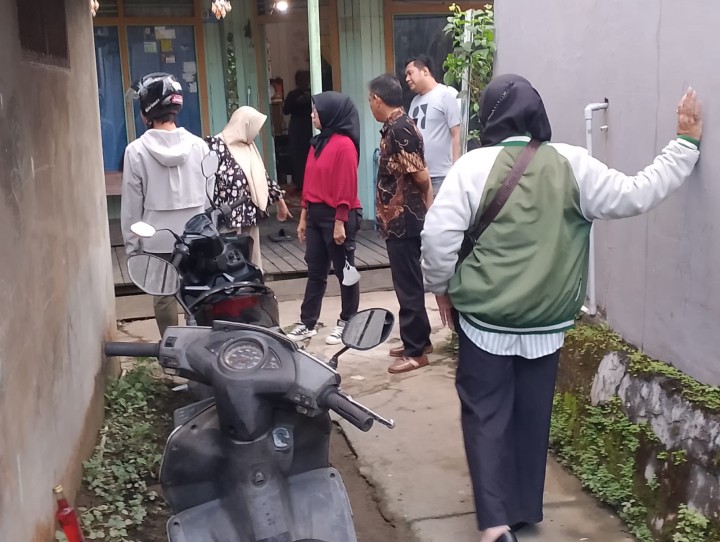 Cek Lokasi Pekerjaan Infrastruktur Pokmas Amanah Kelurahan Teluk Lerong Ilir