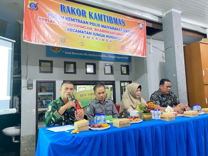 Rakor Kamtibnas Forum Kemitraan Polisi Masyarakat (FKPM)