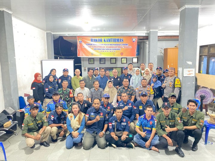 Rakor Kamtibnas Forum Kemitraan Polisi Masyarakat (FKPM)