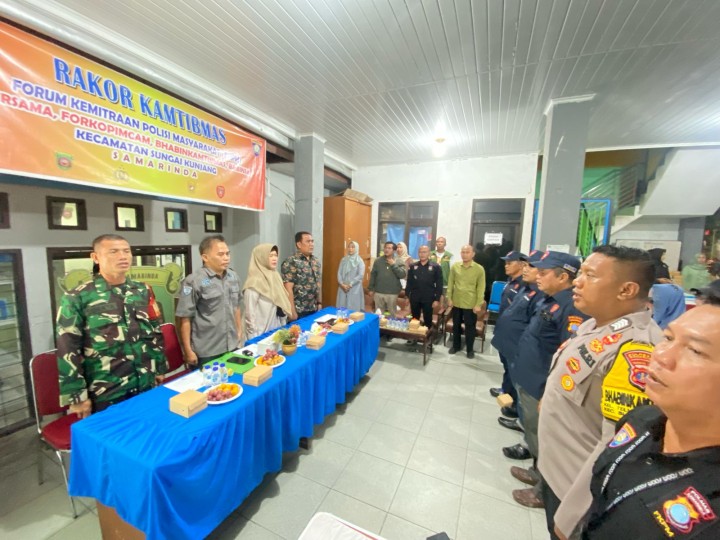 Rakor Kamtibnas Forum Kemitraan Polisi Masyarakat (FKPM)