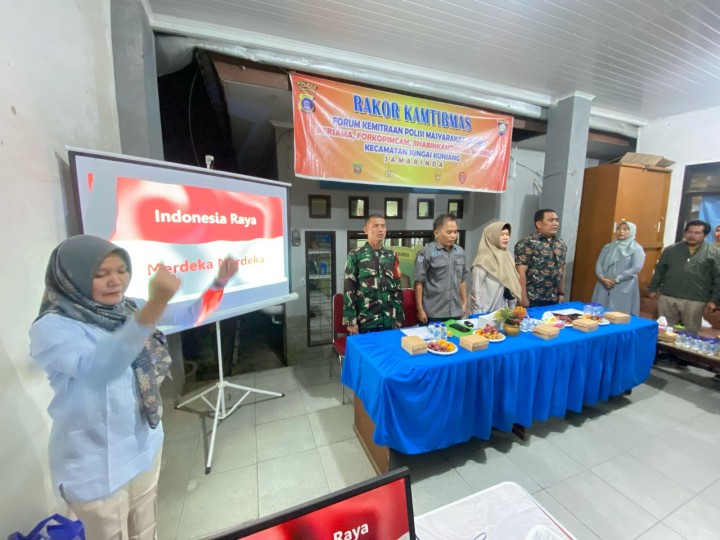 Rakor Kamtibnas Forum Kemitraan Polisi Masyarakat (FKPM)