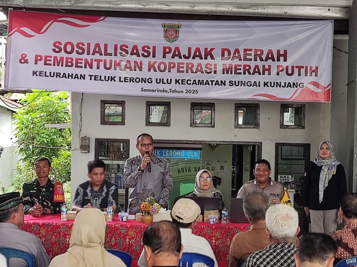 Rapat Pendirian Koperasi Kelurahan Merah Putih Teluk Lerong Ulu