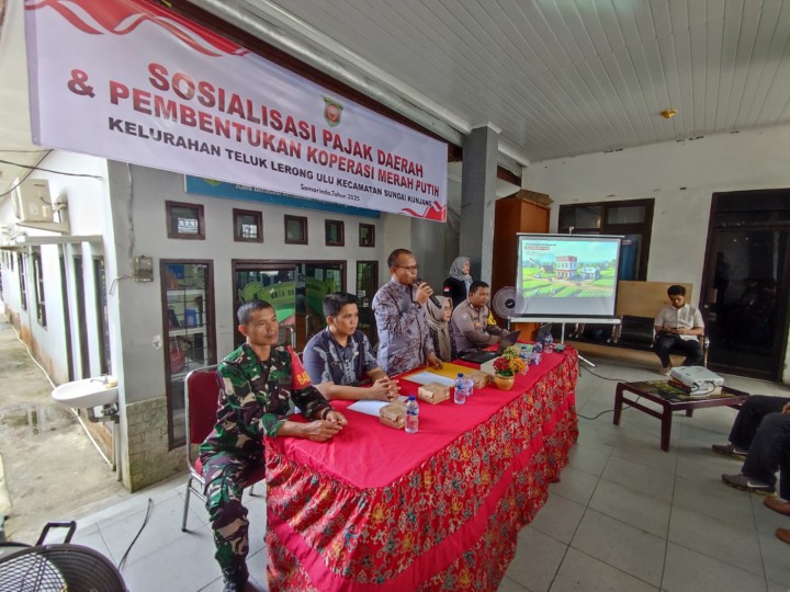 Rapat Pendirian Koperasi Kelurahan Merah Putih Teluk Lerong Ulu