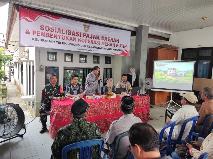 Rapat Pendirian Koperasi Kelurahan Merah Putih Teluk Lerong Ulu