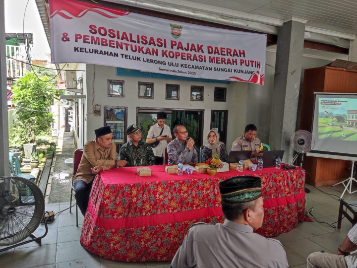 Rapat Pendirian Koperasi Kelurahan Merah Putih Teluk Lerong Ulu