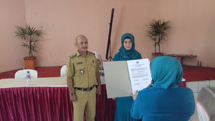 Serah Teima Jabatan Bapak Supriyadi, S.Sos, M.Si kepada Bapak Fathan Ibrahim Malik, SE pada Senin, 22 Oktober 2018 pukul 09.00 WITA