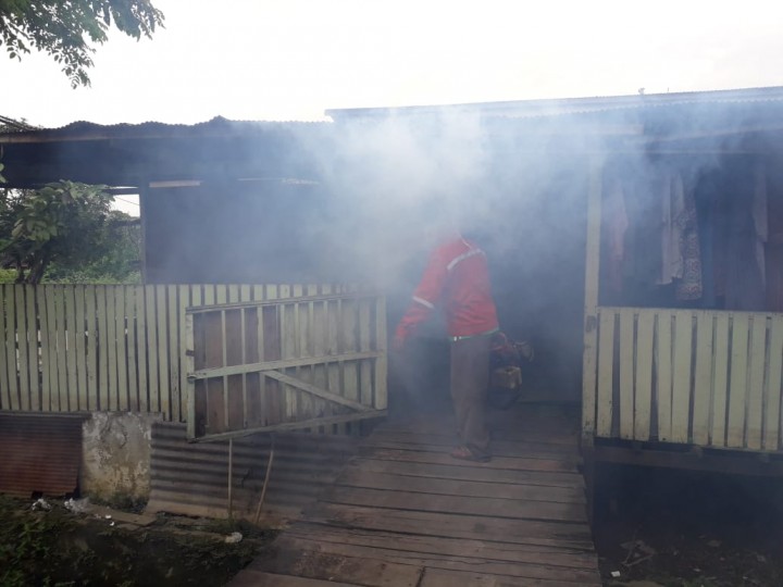 Kegiatan Fogging yang dilakukan di wilayah Pemuda III RT.007,008,009,010 Pada Rabu, 16 Januari 2019 pukul 09.00 WITA