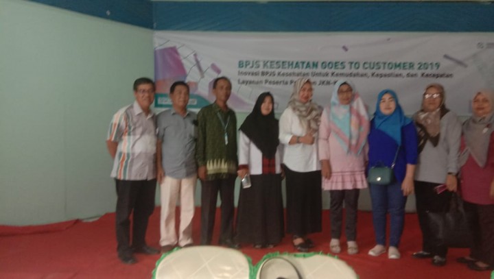 Sosialisasi Kepada Peserta JKN KIS Dalam rangka BPJS Kesehatan Goes To Costumer Tahun 2019 dihadiri oleh Kesra tanggal 16 Oktober 2019 di Aula Kecamatan Sungai Pinang pukul 09.30 Wita