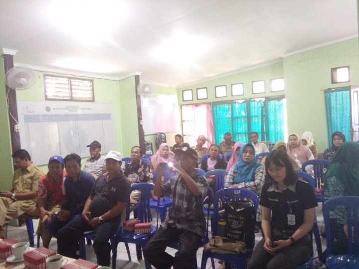 Sosialisasi Program Gerakan Bersih Kota Sehat Lingkungan Kumuh oleh Dinas Lingkungan Hidup Kota Samarinda (DLH) - tanggal 22 Oktober 2019 di Aula Kelurahan Temindung Permai