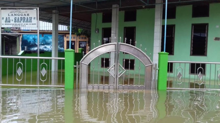 Banjir dikelurahan temidung permai, tgl 14 Januari 2020 s/d 18 januari 2020