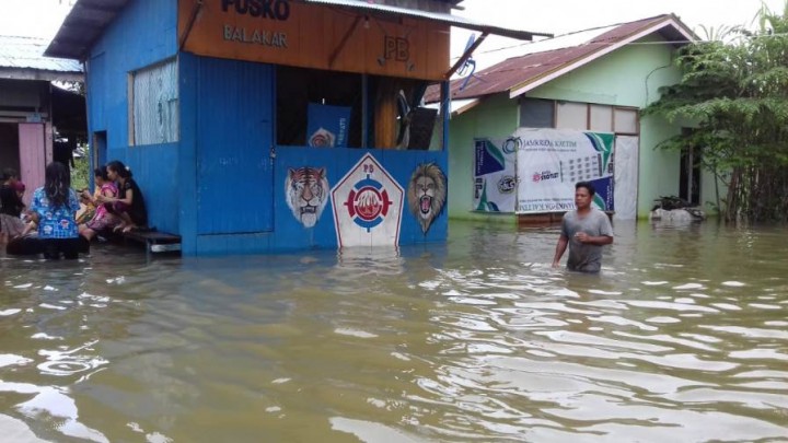 Banjir dikelurahan temidung permai, tgl 14 Januari 2020 s/d 18 januari 2020