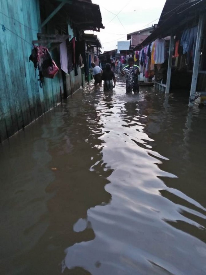 Banjir dikelurahan temidung permai, tgl 14 Januari 2020 s/d 18 januari 2020