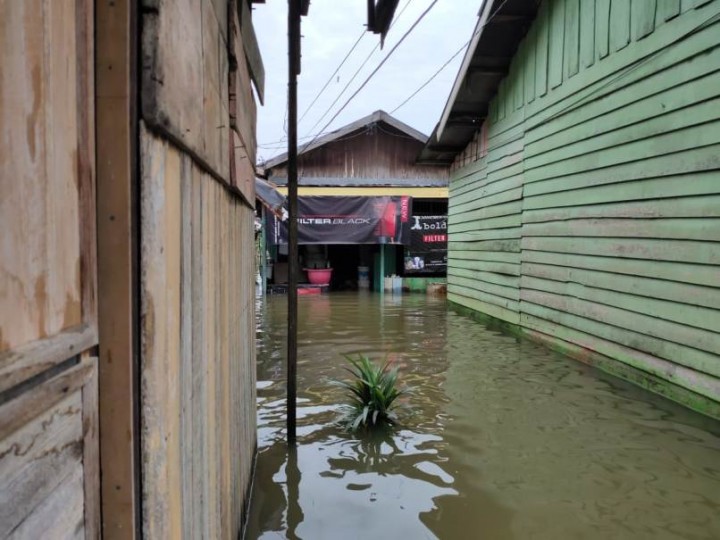 Banjir dikelurahan temidung permai, tgl 14 Januari 2020 s/d 18 januari 2020