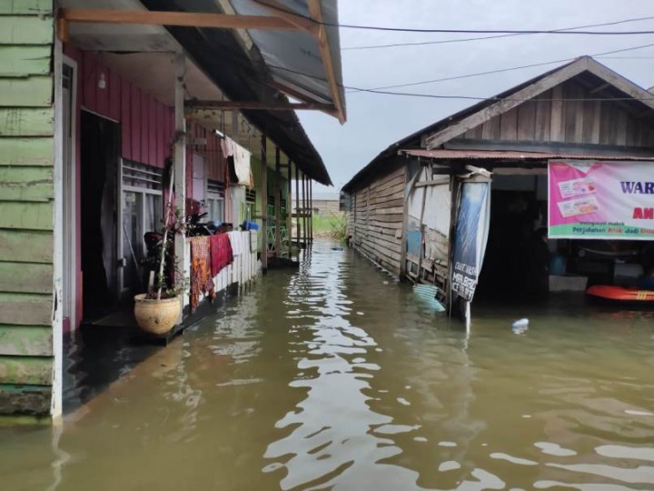 Banjir dikelurahan temidung permai, tgl 14 Januari 2020 s/d 18 januari 2020