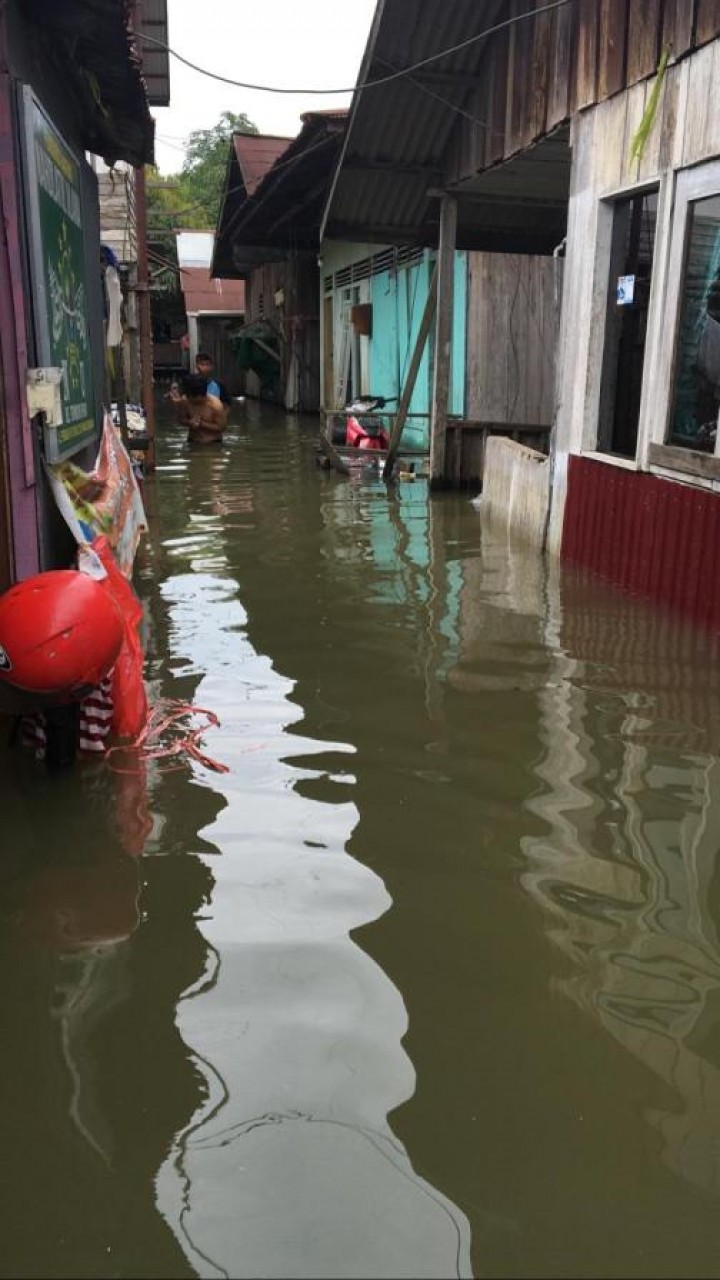 Banjir dikelurahan temidung permai, tgl 14 Januari 2020 s/d 18 januari 2020