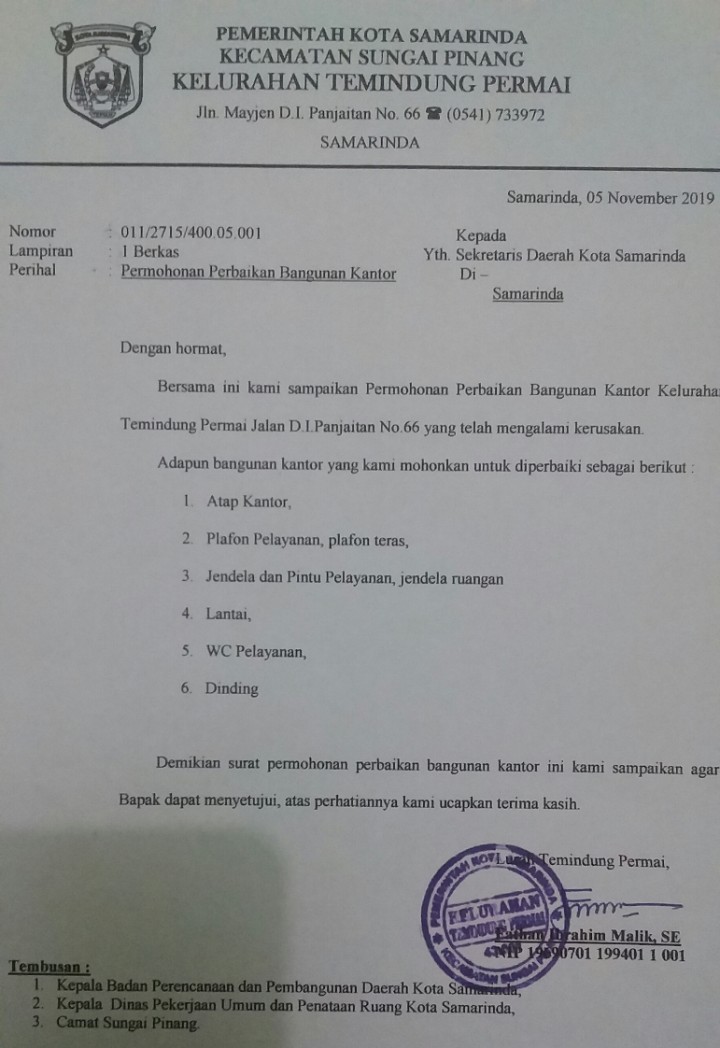 Rencana Aksi Tindaklanjut Hasil Indeks Kepuasan Masyarakat di Kelurahan Temindung Permai